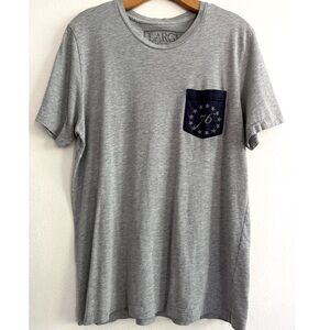 1776 United Snake T-Shirt Men’s Size L Gray Short Sleeve Lightweight Pocket